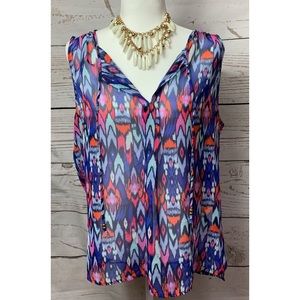 NWOT GAP Tribal/Aztec Sleeveless Tank Top Large
